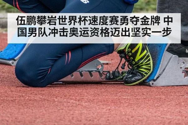 伍鹏攀岩世界杯速度赛勇夺金牌 中国男队冲击奥运资格迈出坚实一步